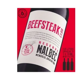 The Beefsteak Club Malbec Wine Box 2.25L